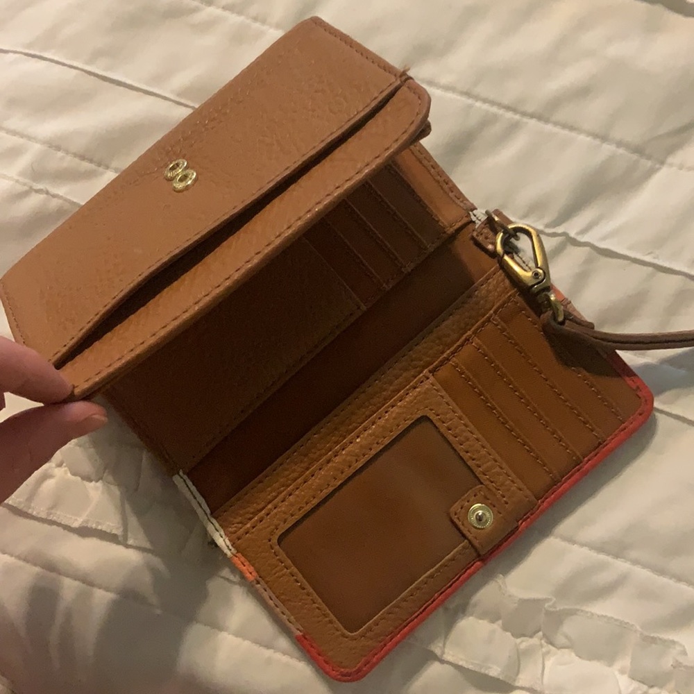 Color Block Fossil Wallet / Wristlet - image 5